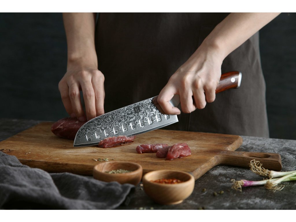 Nóż Santoku XinZuo Yu 7