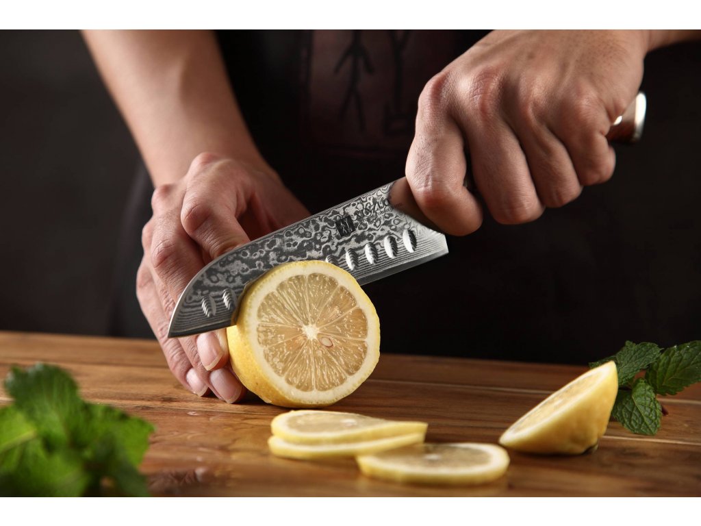 Nóż Santoku XinZuo Yu B13R 5