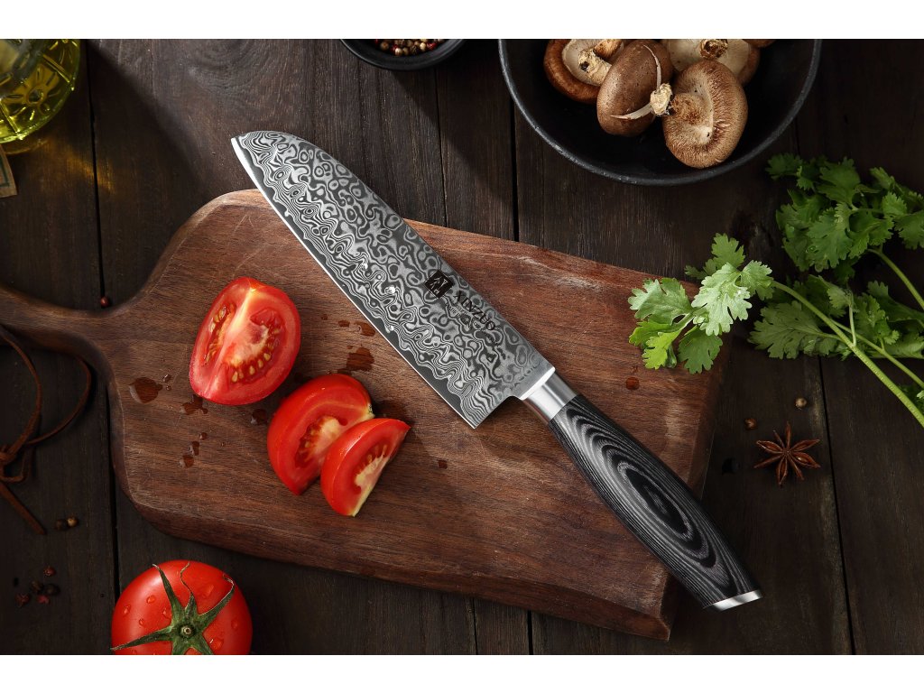 Nóż Santoku XinZuo Ya B20