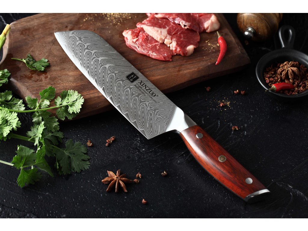 Nóż Santoku XinZuo Yi B27