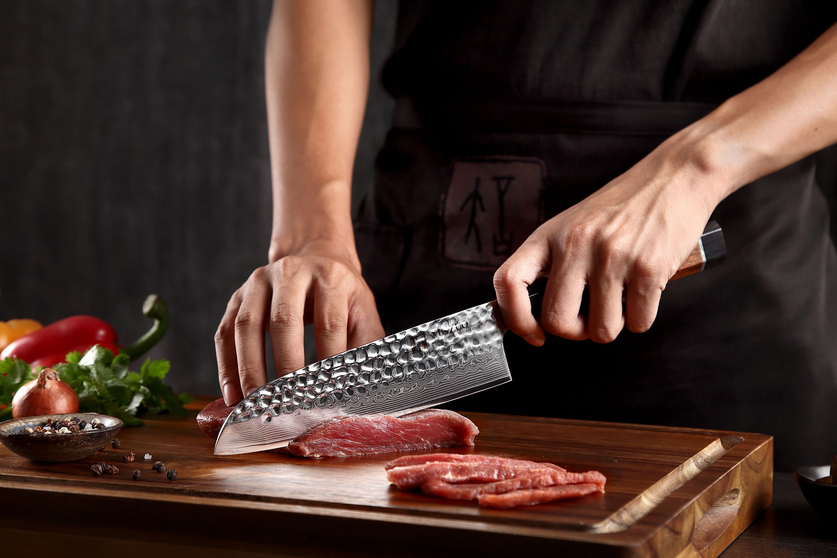 Nóż Santoku XinZuo Zhen 7